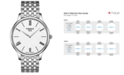Tissot Men's Swiss T-Classic Tradition 5.5 Gray Stainless Steel Bracelet Watch 39mm
